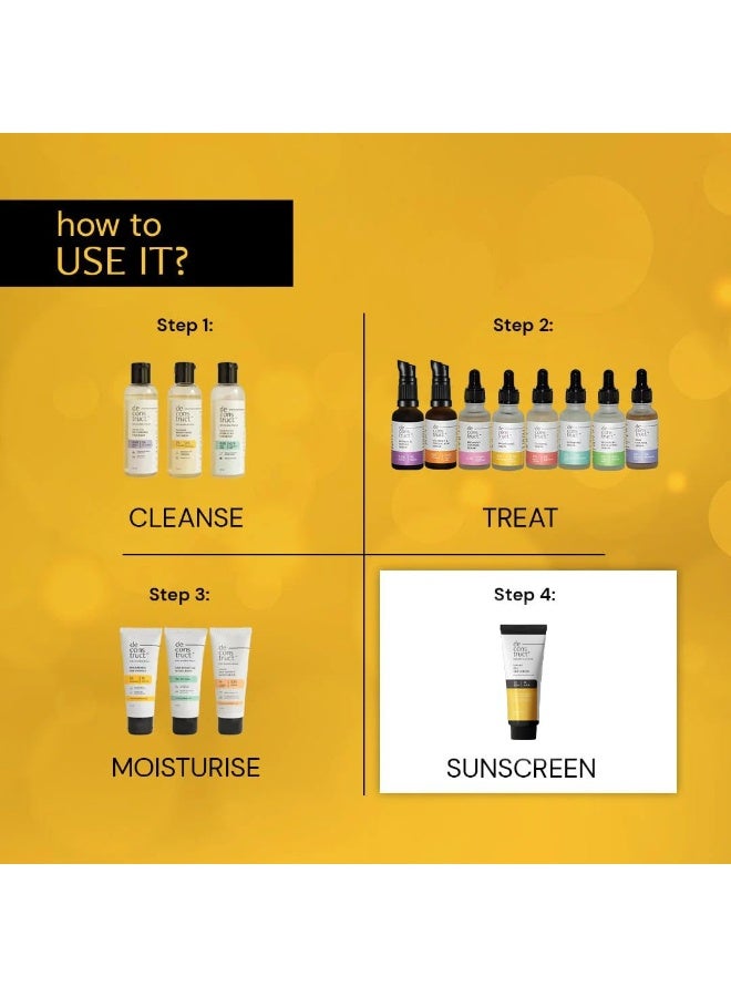 Deconstruct Gel Sunscreen for Oily skin | In - Vivo Tested SPF 50 + and PA+++ | Matte, Lightweight & Airy, Non-greasy | For oily, combination & normal skin | For Men & Women - 80g - Image 3